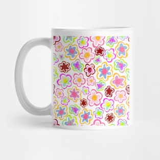 Colorful Flowers Mug